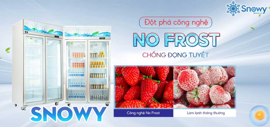 tủ 2 cánh snowy công nghệ làm lạnh hiện đại